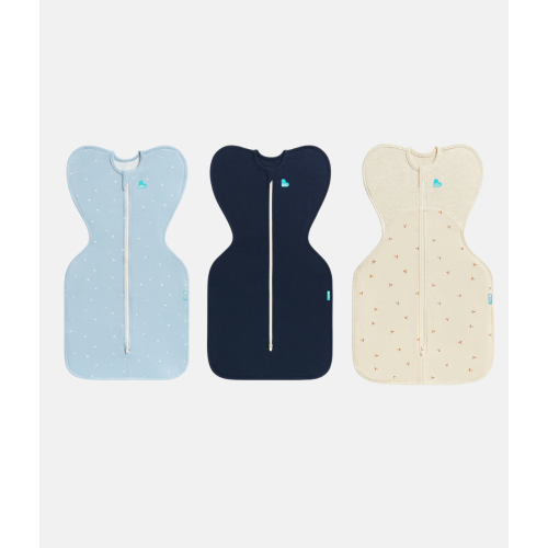Swaddle Up Starter Bundle | 1.0 | 1.5 TOG | Blue | Navy | Oatmeal Twigs