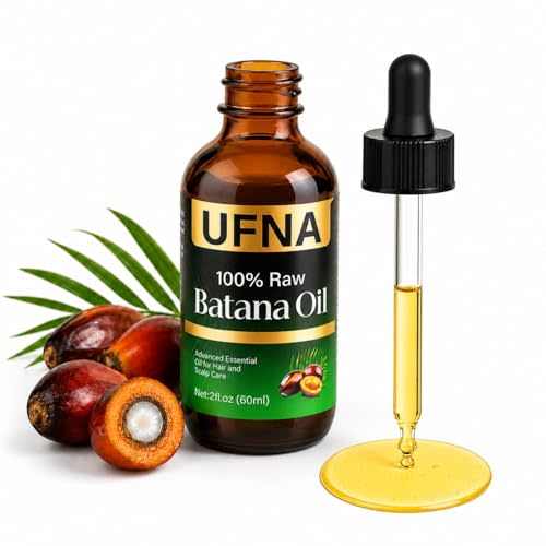 Batana Oil Hair Growth Serum -Traditional Honduran Formula for Thinner Hair, Thicker & Fuller Looking – Intensive Scalp & Root Nourishment – Non-Greasy-Enhances Thickness for Men & Women-60ml