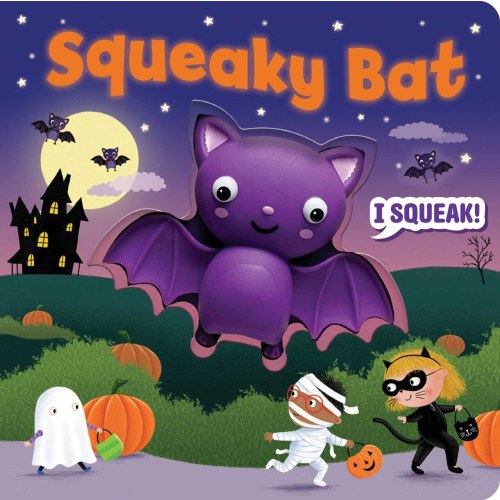 Squeeze & Squeak: Squeaky Bat by Maggie Fischer, (Board Book) | Indigo