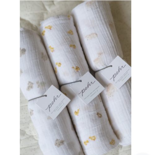 Organic Cotton Muslin Swaddle