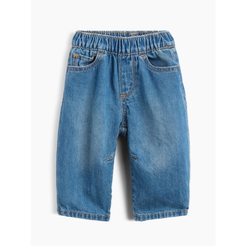 Baby Pull-on Barrel Jeans