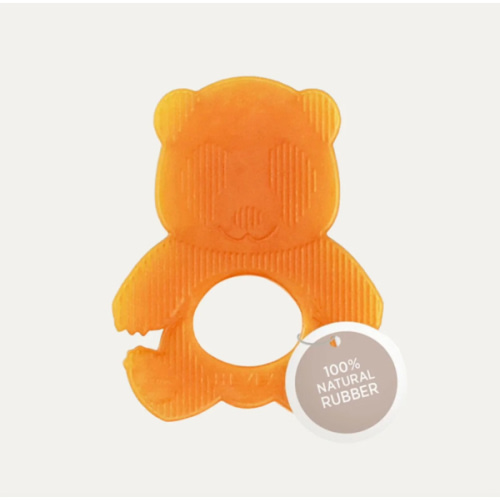 Natural Rubber Panda Baby Teether (4+ Months) – The Clean Bean Market