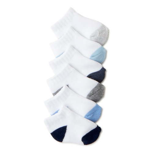 Carter's Child of Mine Baby Boy Low-Cut Terry Socks, 6 Pack, Sizes 0-12 Months