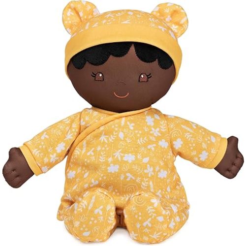 GUND Baby Sustainable Baby Doll, Plush Doll Made from Recycled Materials, for Babies and Newborns, Yellow, 12”