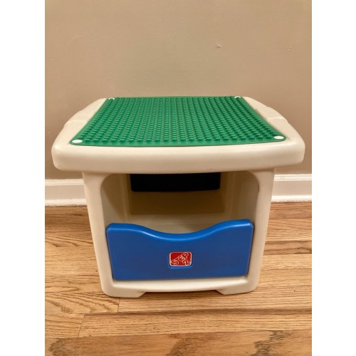 Step 2 Lego Duplo Building Block Table W/ Storage