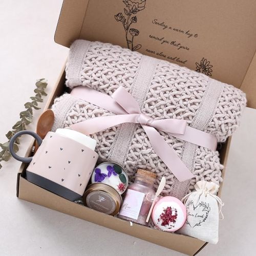Thinking of You Gift Baskets for Women -Brithday Gift,Best Friend/Sister Gifts,/Self Care Package ,After Surgery, Sympathy Gifts, Get Well Soon Gift/ Grief /Bereavement /Miscarriage Gifts for Women