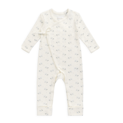 Organic Cotton Pointelle Estelle Onepiece - Molly Blue