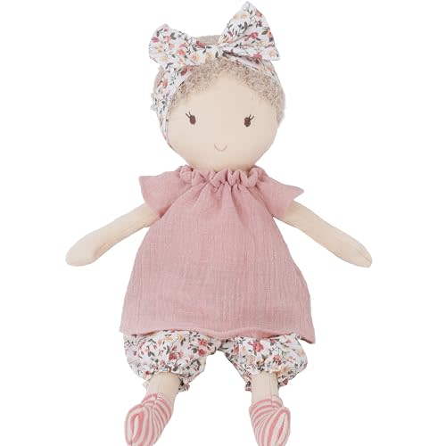 MON AMI 15-Inch My First Doll Poppy | Soft & Cuddly Plush for Toddlers & Babies Ages | Keepsake Doll for Cuddles, Gifting & Nursery Décor