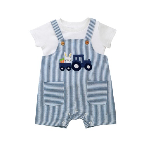 BABY STARTERS Bunny Truck T-Shirt & Shortalls Set | Nordstromrack