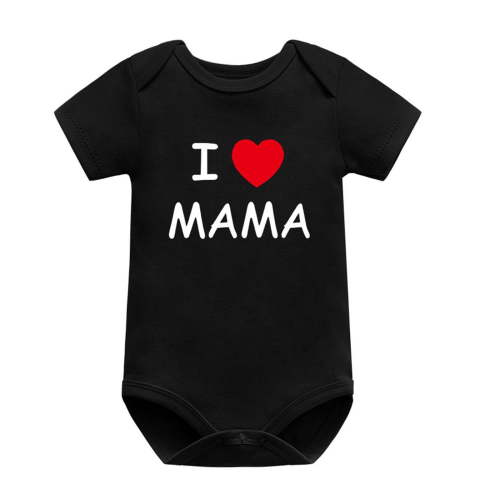 Uxgjfwu Baby Tees Kids Baby Boys Girls Romper Cotton Letter Print Tops Short Sleeve Jumpsuit 0-3 Months