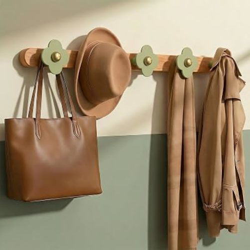Tindbea Upgreded Heavy Duty Coat Rack Wall Mount for Entryway, Kids' Room