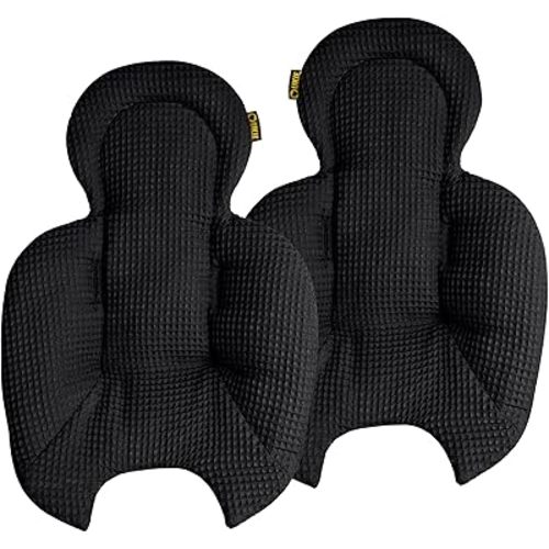 Ukje Swing Insert Rocker Cover Compatible with 4moms mamaRoo 5 Rockaroo Swing, Swing Accessories with Reversible Design, Easy to Install, Handmade in Europe - Black