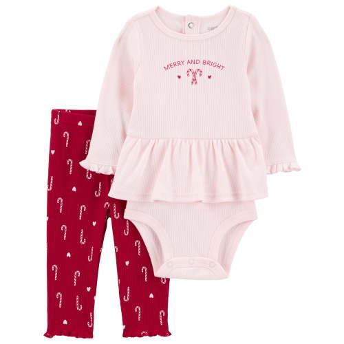 Carter's Child of Mine Baby and Toddler Girl, Outfit Set, 2-Piece, Sizes Newborn-18 Months