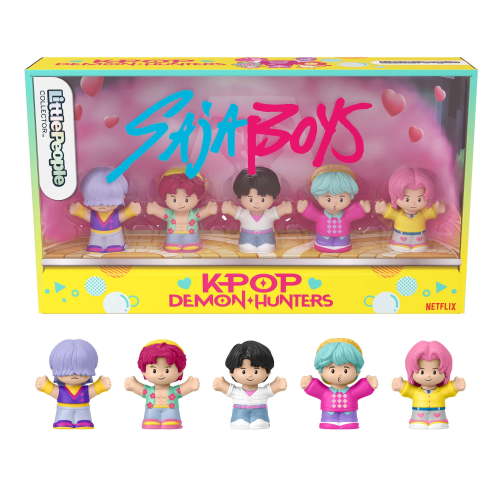 Little People Collector KPop Demon Hunters: Saja Boys Special Edition Set, 5 Figures