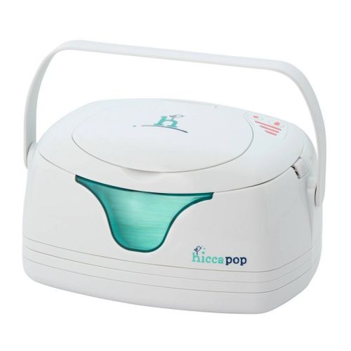 Hiccapop Portable Wipe Warmer with Two Charging Bases - White