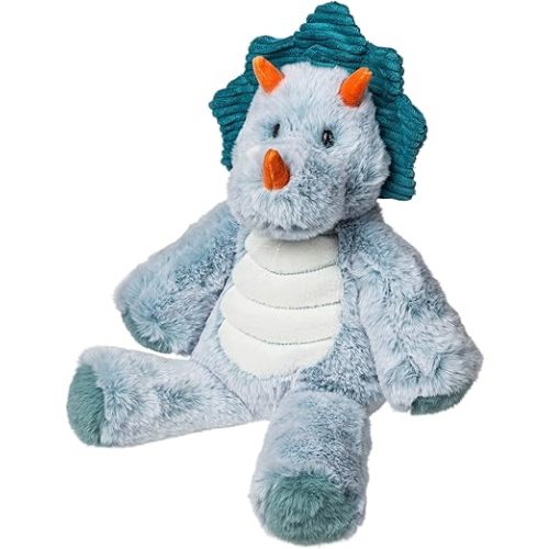 Mary Meyer Stuffed Animal Marshmallow Zoo Plush Soft Toy, 13-Inches, Triceratops