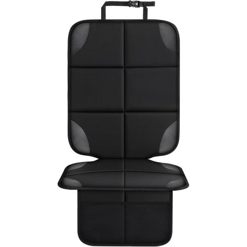Car seat Protector 2 mesh Pocket Waterproof car seat Covers, Universal Size, Baby, pet, Children's car seat Protector, Anti Slip Bottom (1 Piece)