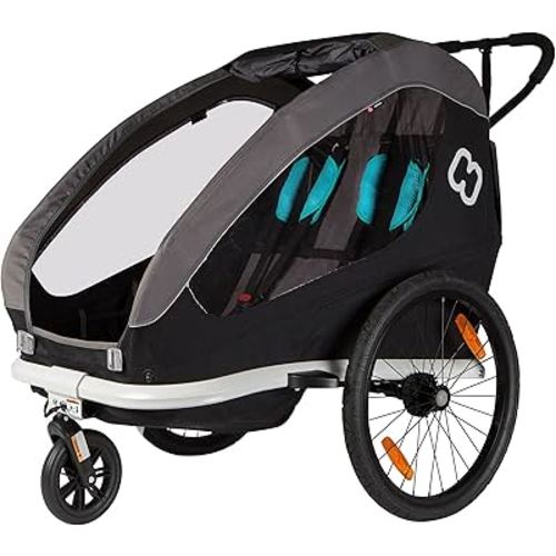 Hamax Traveller Two Seat Bike Trailer + Stroller