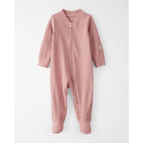 Baby Girl  Organic Cotton Sleep & Play Pajamas in Pink - Little Planet | Carter's