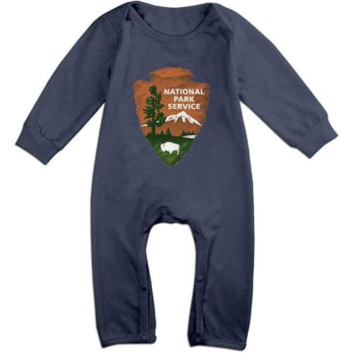 National Park Service Baby Footed Romper Long Sleeve Bodysuit Jumpsuit Outfits