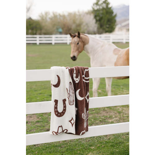 Western Plush Blanket