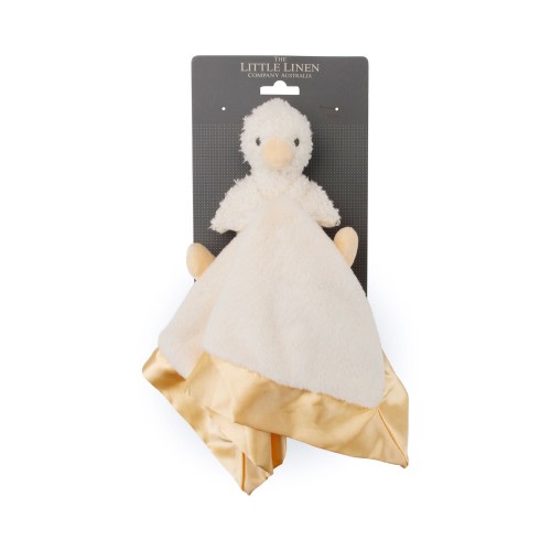 The Little Linen Co. Security Blanket Fuzzy Duck