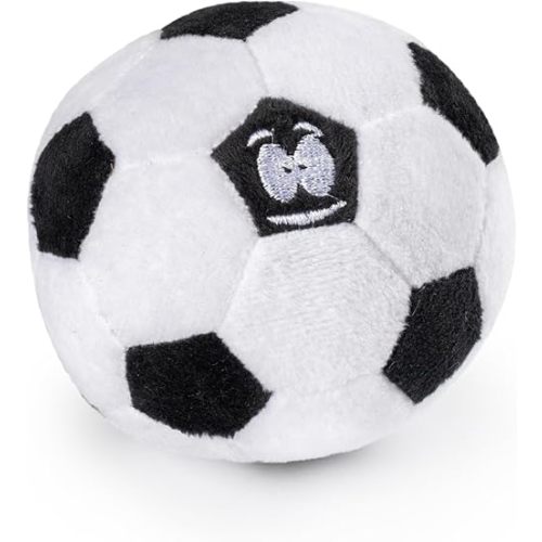 Plush Baby Soccer Ball Rattle | Baby Soccer Ball Toy | Learning Content | Great Gift for Baby and Toddler Girls or Boys | 0-36 Months