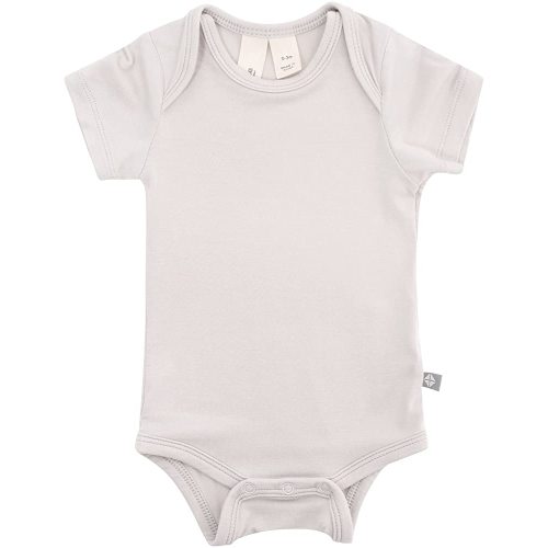 KYTE BABY Short Sleeve Unisex Baby Bodysuits Made from Soft Bamboo Rayon Material