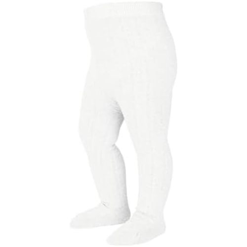 Mini angel Baby Tights Cable Knit Tights Baby Leggings Seamless Cotton Stockings Pantyhose 3/4 Pack for Infants Toddlers 0-5T