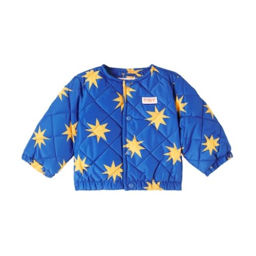 Baby Stars quilted puffer jacket