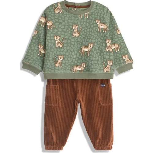 Tiger Sweatshirt & Cargo Leggings Set, 12-18M