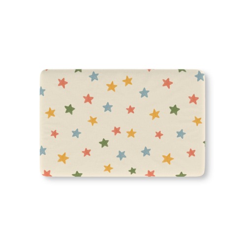 Multicolor Star Pattern Baby Fitted Crib Sheet