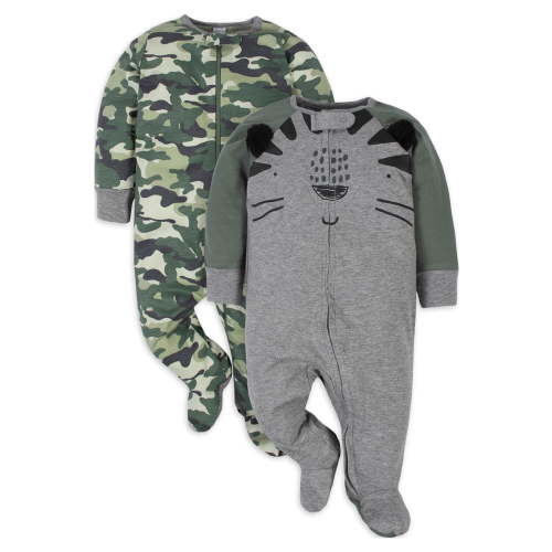 Gerber Baby Boy Sleep 'N Play Pajamas, 2-Pack