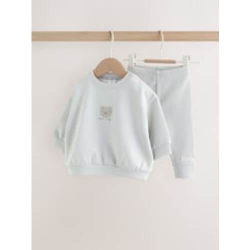 Grey Bear Sweat and Leggings Baby Set (0mths-2yrs) from Next USA