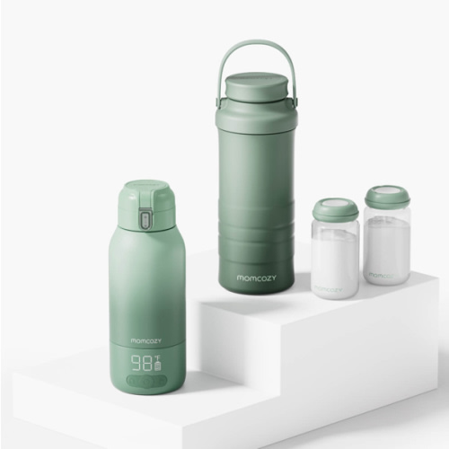 On-the-Go Bundle: Portable Milk Warmer + 22oz Milk Cooler