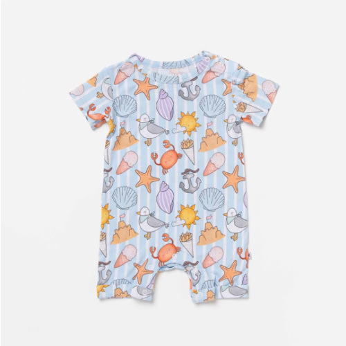 Crabby & Cute Shortie Romper