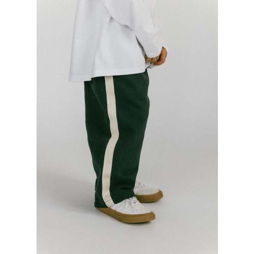 Side Stripe Pants- Moody Blue