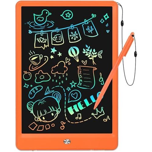 EooCoo Toys for Ages 3-7, Drawing Pad for Kids, 10 Inch LCD Writing Tablet, No Mess Coloring Books for Kids, Travel Games Girls Gifts, Educational Toys for 3 4 5 6 7 Years Old Girls