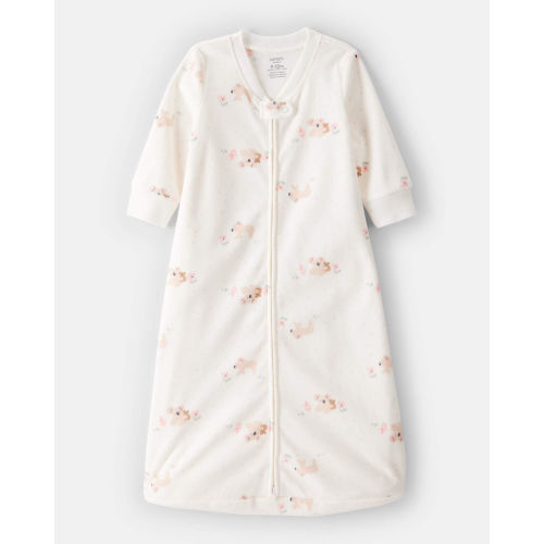 Baby Koala Print Loose Fit Long-Sleeve Wearable Blanket - White | Carter's