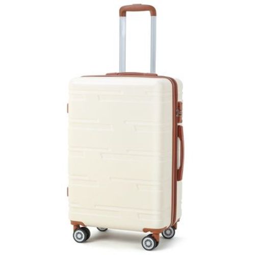 24in Hardside Carry On Luggage With Spinner Wheels, Suitcase Hardshell Expandable, Lightweight Luggage With Tsa Lock