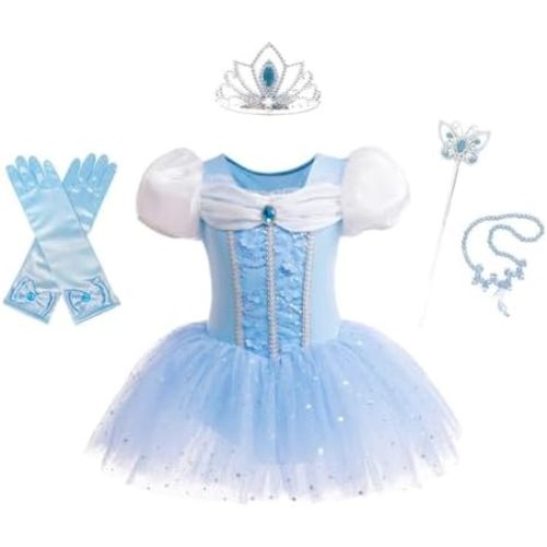 Dressy Daisy Girls Ice Princess Ballet Tutu Dress, Size 12M-8