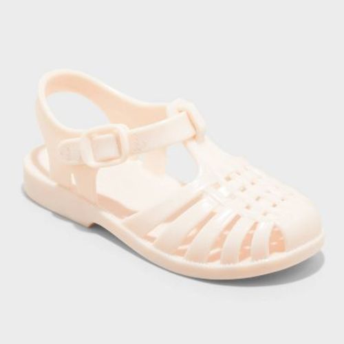 Toddler Sunny Jelly Fisherman Sandals - Cat & Jack™ Pink 6T: Adjustable Hook and Loop Strap