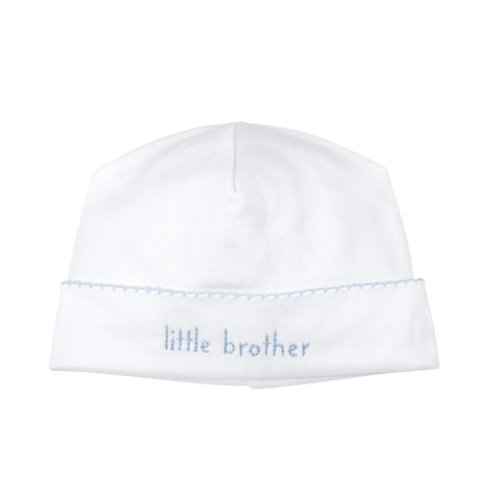 Baby Boy Little Brother Embroidered Hat - Magnolia Baby Siblings