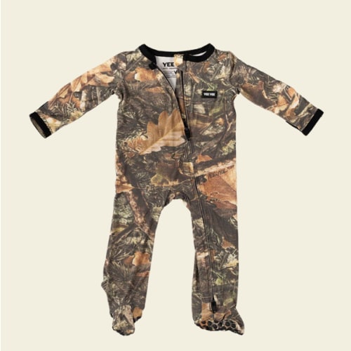 Camo Bamboo Zip-Up Sleeper – Yee Yee Apparel