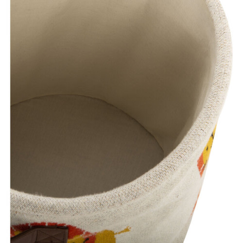 Dandy Lion Storage Basket, Red Multi - Safavieh | Maisonette