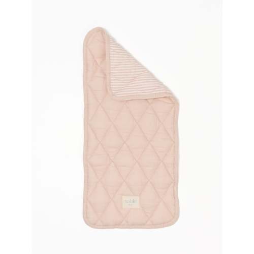 Linen Bassinet Liner - Pink Striped