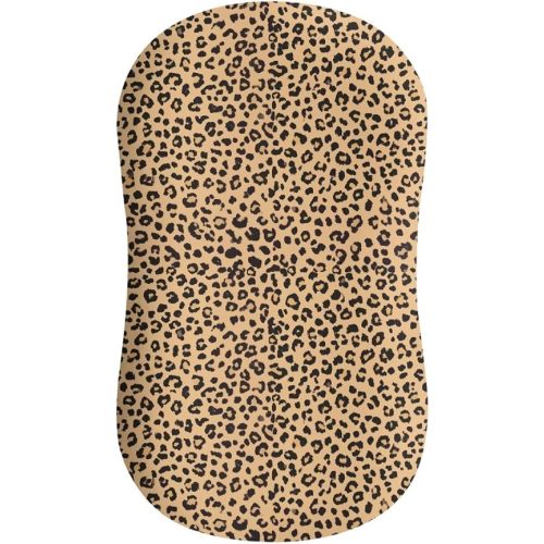 XYZCANDO Cheetah Print Newborn Lounger Slipcover Stretchy and Soft Nest Cover for Baby Boys Girls Lounger Nest Slipcover Cozy Fits Most Loungers