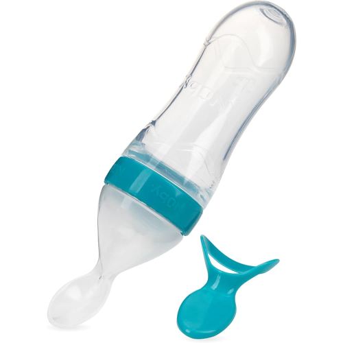 Nuby Garden Fresh Silicone Squeeze Feeder (Blue)