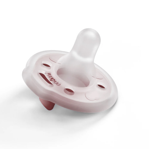 babypace breast-like pacifier single - cranberry | mōmi