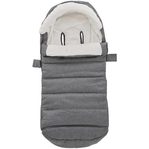 Bunting Bag for UPPAbaby Vista, V2, V3, Cruz, V2, V3 RumbleSeat, V2, V3 Ridge, Minu Strollers, Warm and Ultra-Plush Waterproof Stroller Footmuff, Extendable Winter Stroller Cover, Sleeping Bag